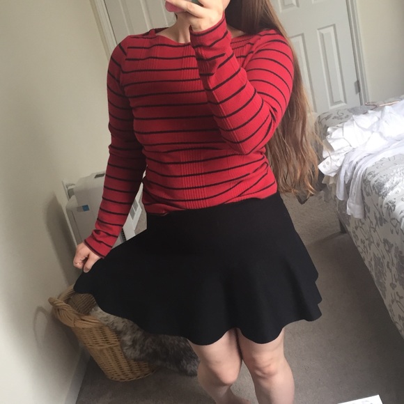 Tommy Hilfiger Ribbed Striped Long Sleeve Top-Sz.M - Picture 3 of 8